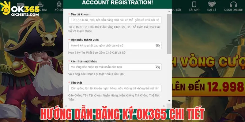 Hướng dẫn đăng ký chi tiết 4 bước cho tân thủ